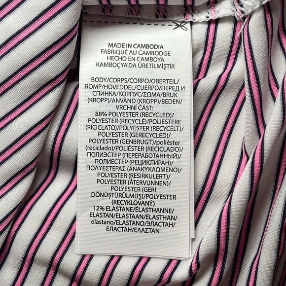 Ralph Lauren RLX white/pink and black classic fit performance polo sz M - Picture 6 of 8